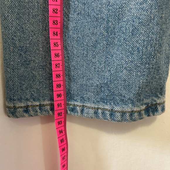 NWT Francesca's Women's Blue Jeans with Pink Heart Design size 24 - Picture 6 of 9